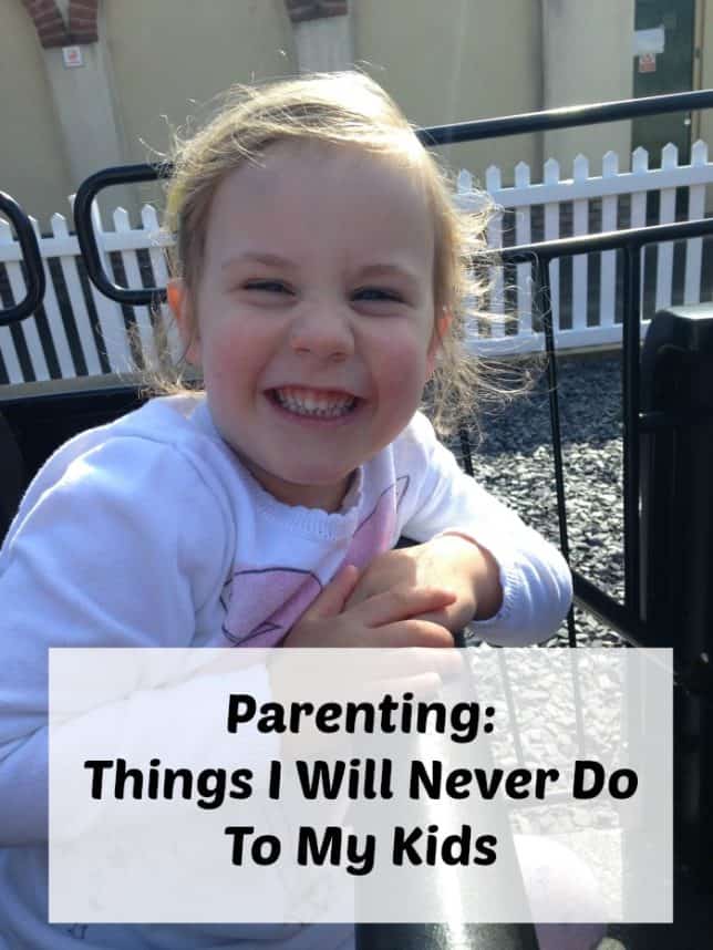 Things I Will Never Do To My Kids | Zena's Suitcase