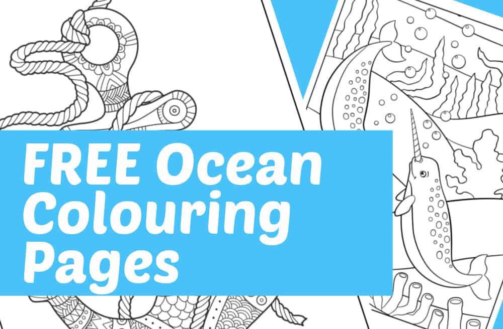 free ocean under the sea colouring pages